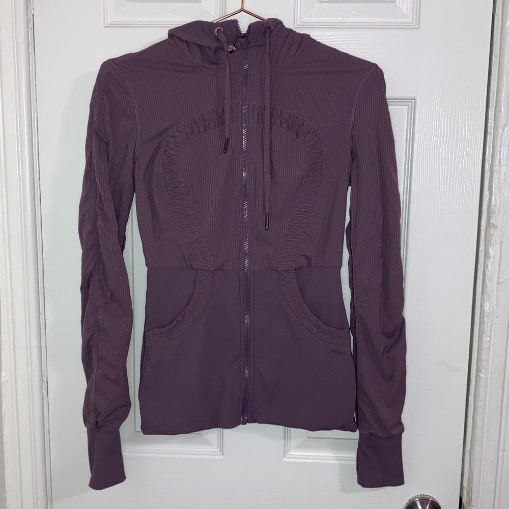Lululemon Dance Studio Jacket Dusky‎ Lavender / Heathered Dusky Lavender Size 6